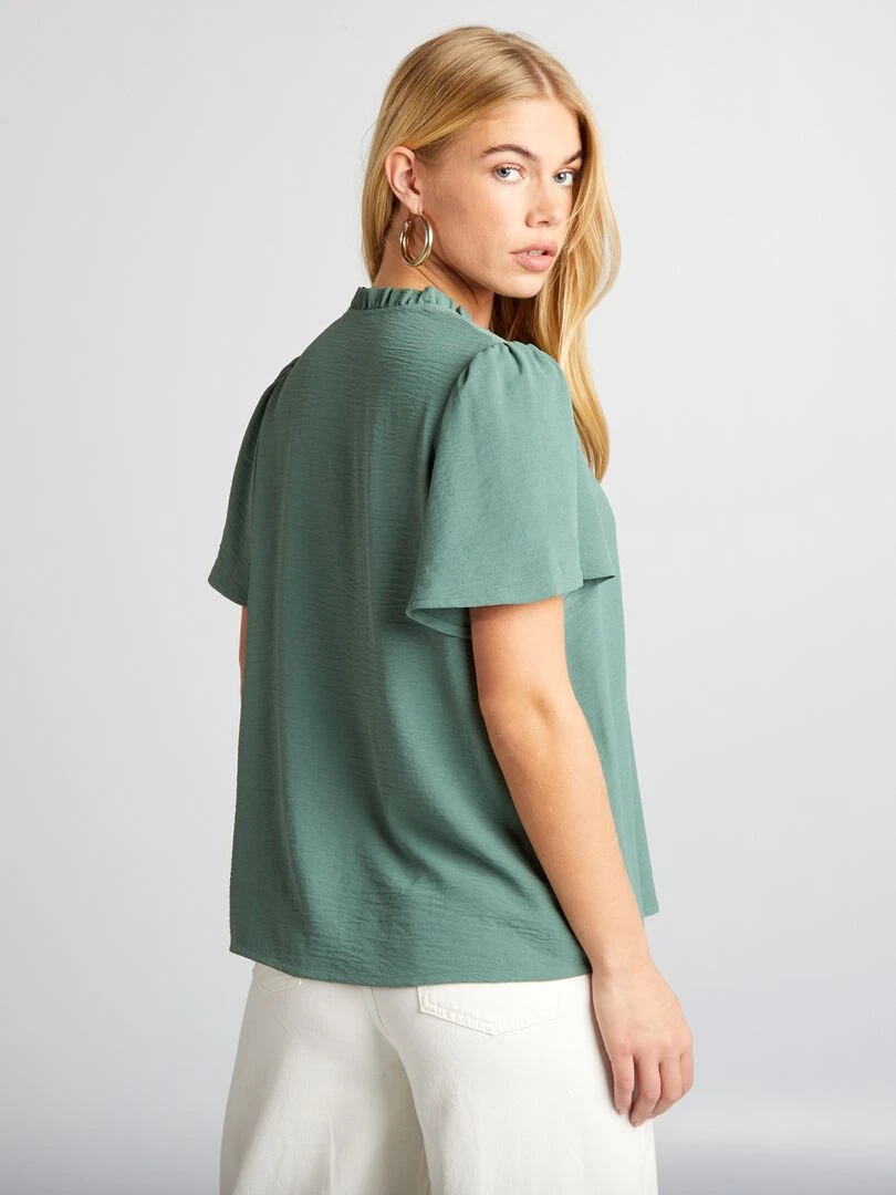 Blouse fluide   Vert