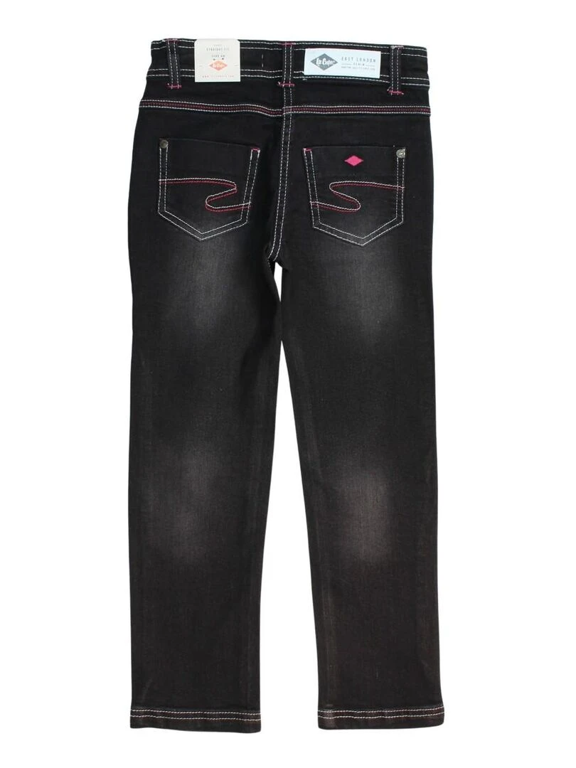 Lee Cooper Pantalons Jeans Et Shorts fille imprimé logo en coton Noir