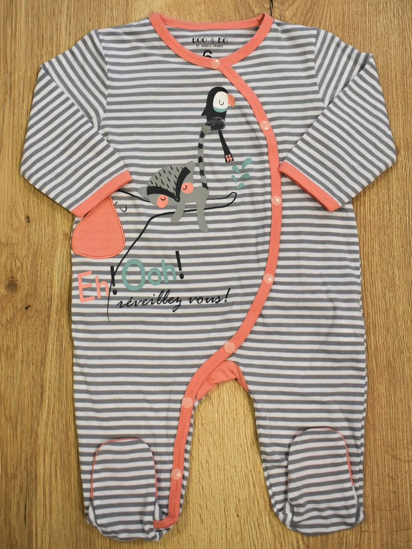 Pyjama Jersey 'baby Tropical''doo&bo' Rose