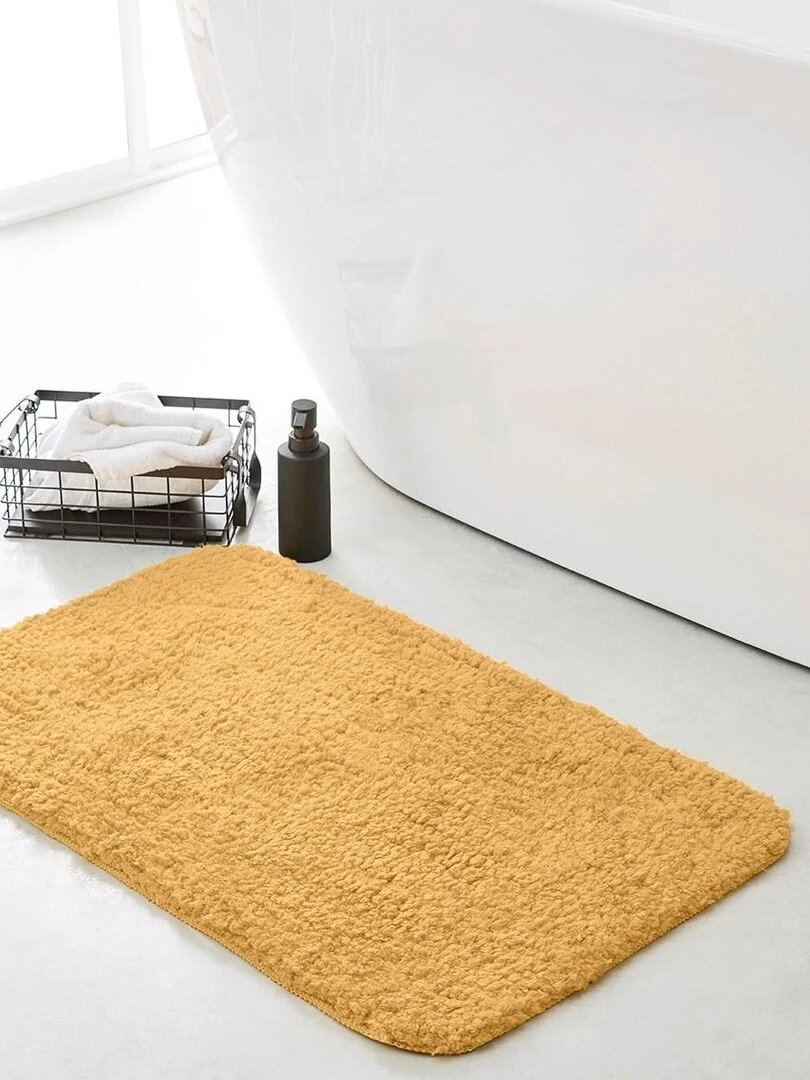 Tapis de bain tufté uni 'ESSENTIAL' 'TODAY' Jaune