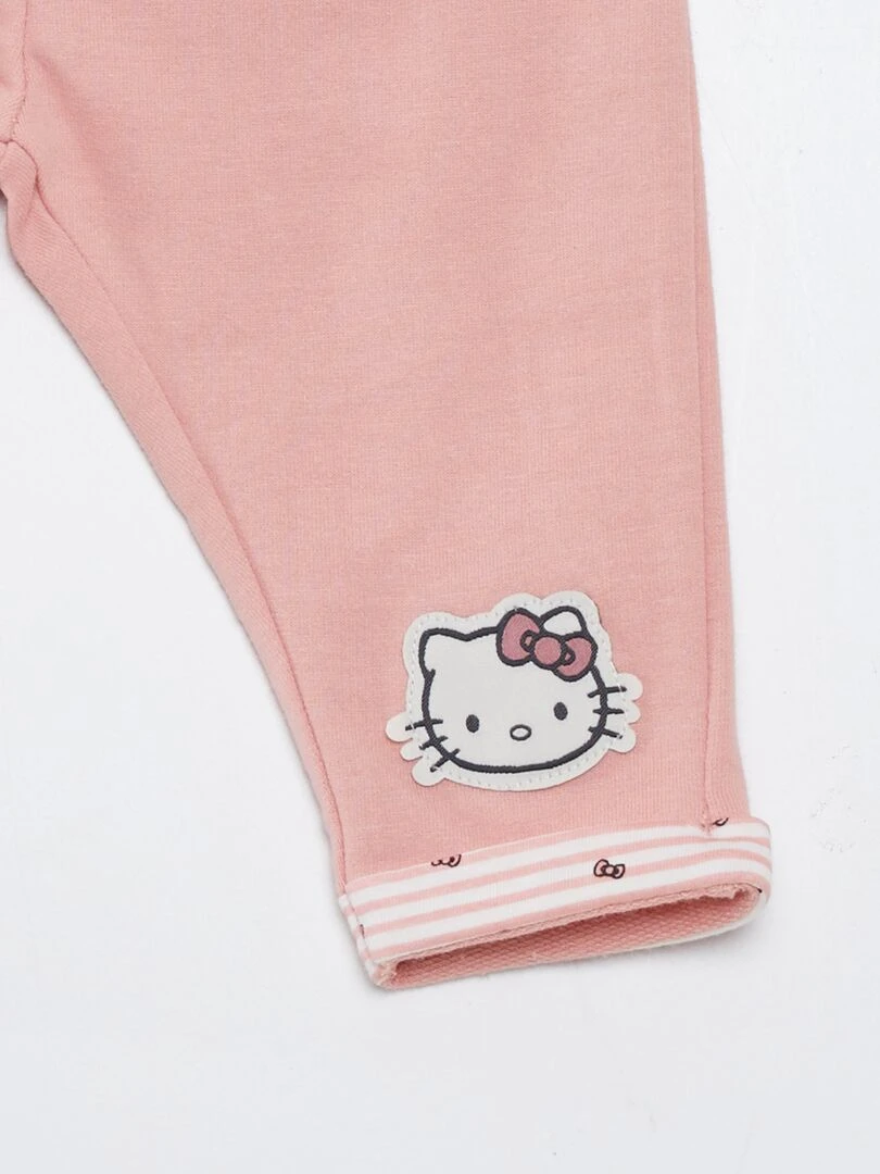 Pantalon 'Hello Kitty' rose