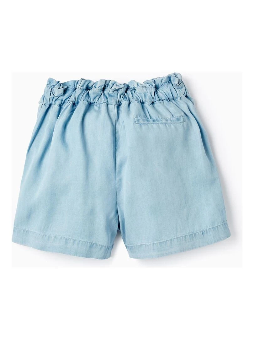 Short En Jean Fin Avec Ruban Pour Fille MATISSE Bleu clair