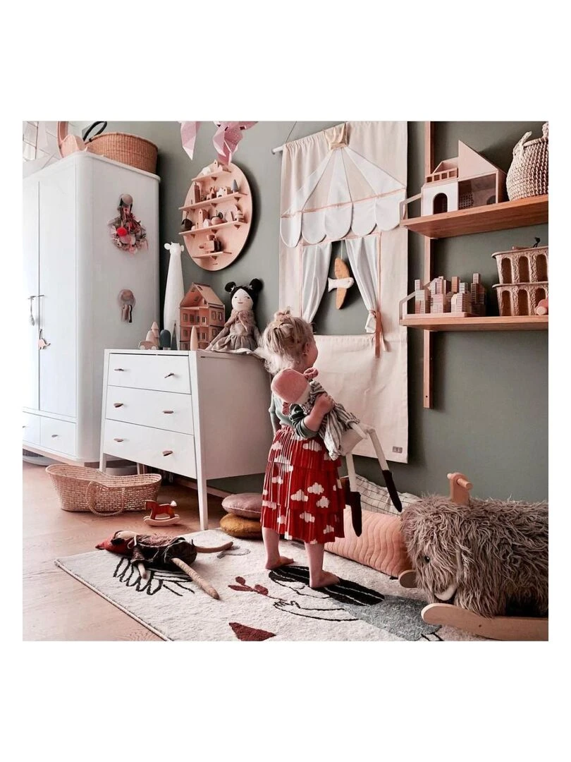 Tapis Enfant Love By Marta Abad Blay par Nattiot Nattiot Multicolore