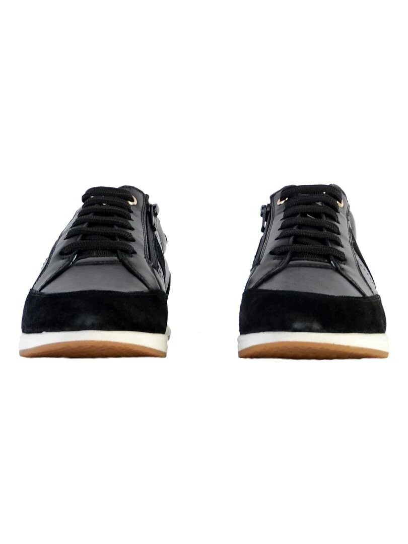 Basket Cuir Geox Avery D25H5A   Noir