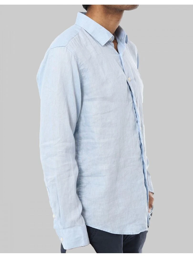 Chemise Lin Kebello Bleu ciel