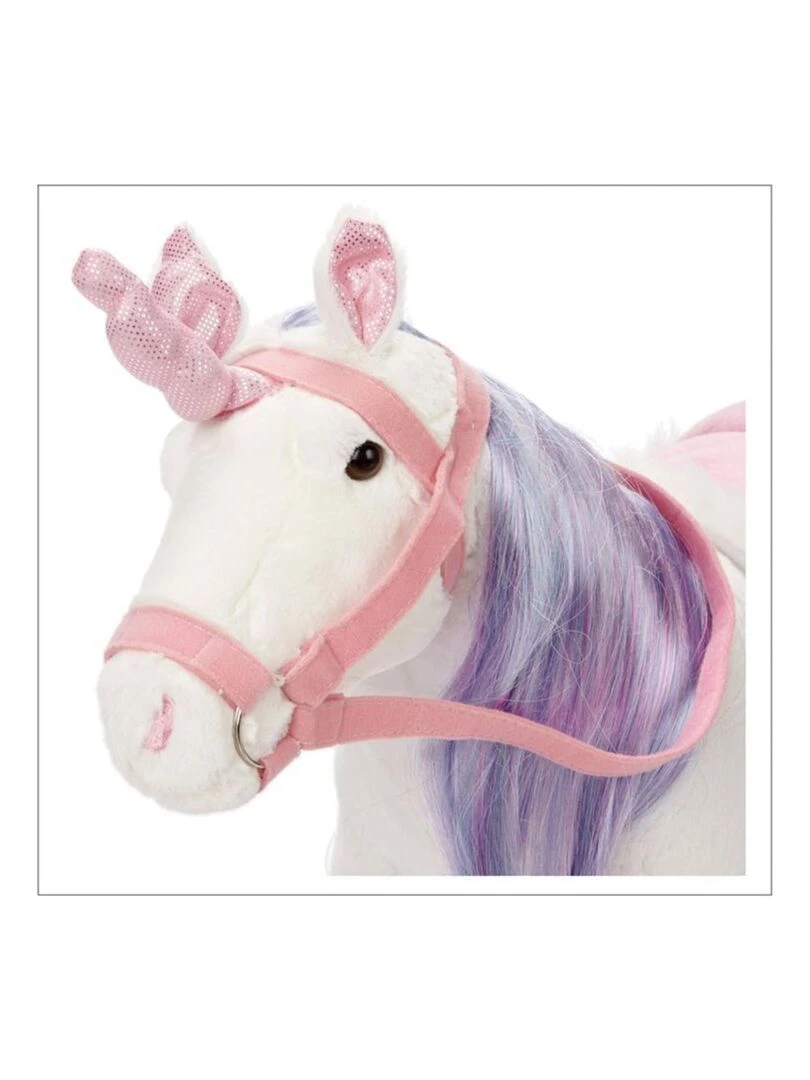 Licorne debout Avec son   Capacité de charge d'env. 100 kg   Blanc