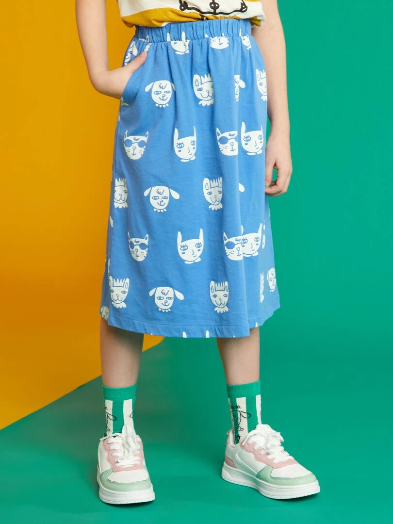 Jupe patineuse X Little Bad Wolf Bleu