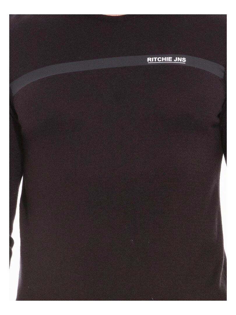 Pull col rond LOIR   Noir