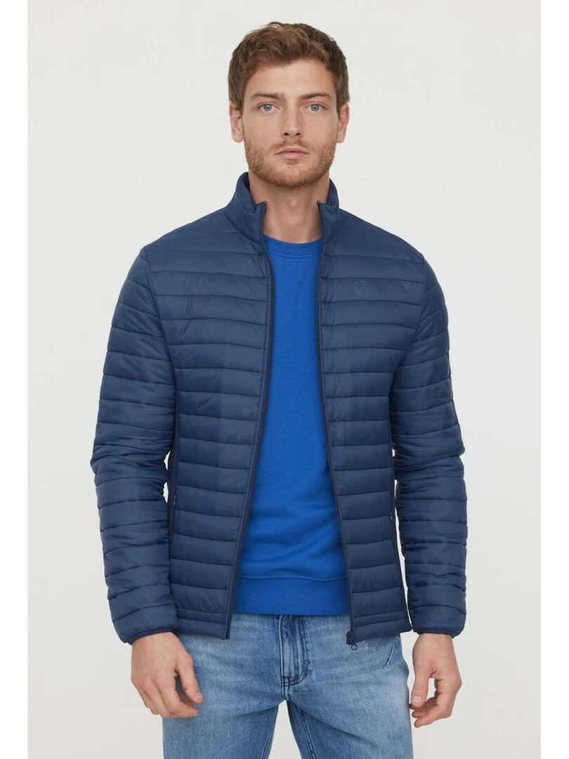 Lee Cooper   Sweatshirt manches longues coton regular EDIE   Bleu