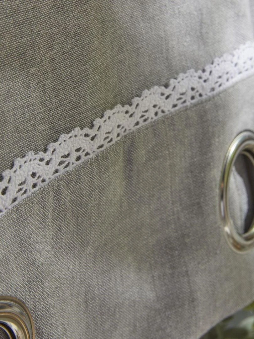 Rideau à œillets 'CHARME' 'TODAY' Gris
