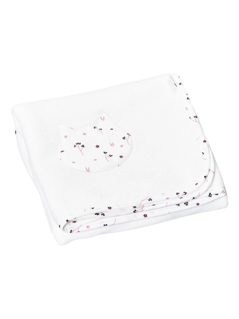 Couverture bébé 75x0. 5cm en polyester blanc BABYPRICE Blanc