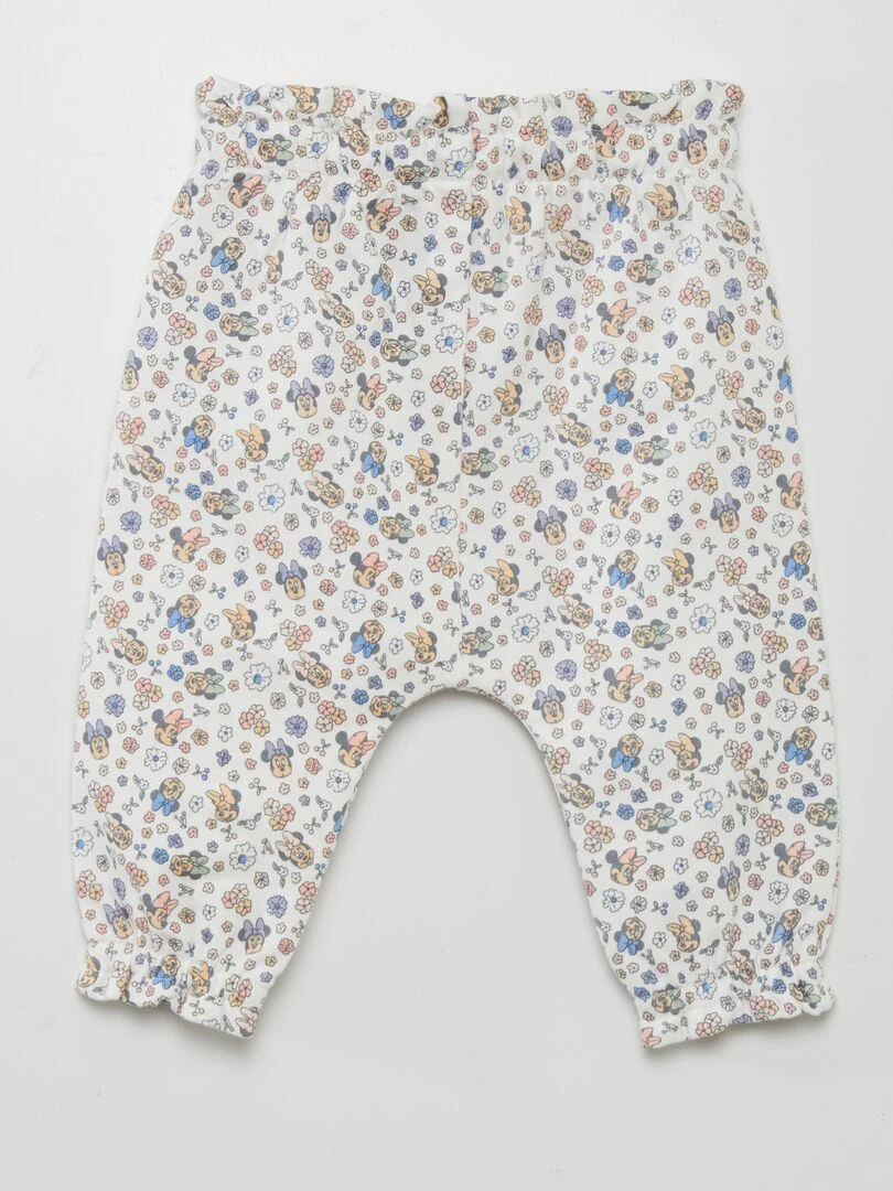 Pantalon all over 'Minnie' Blanc minnie