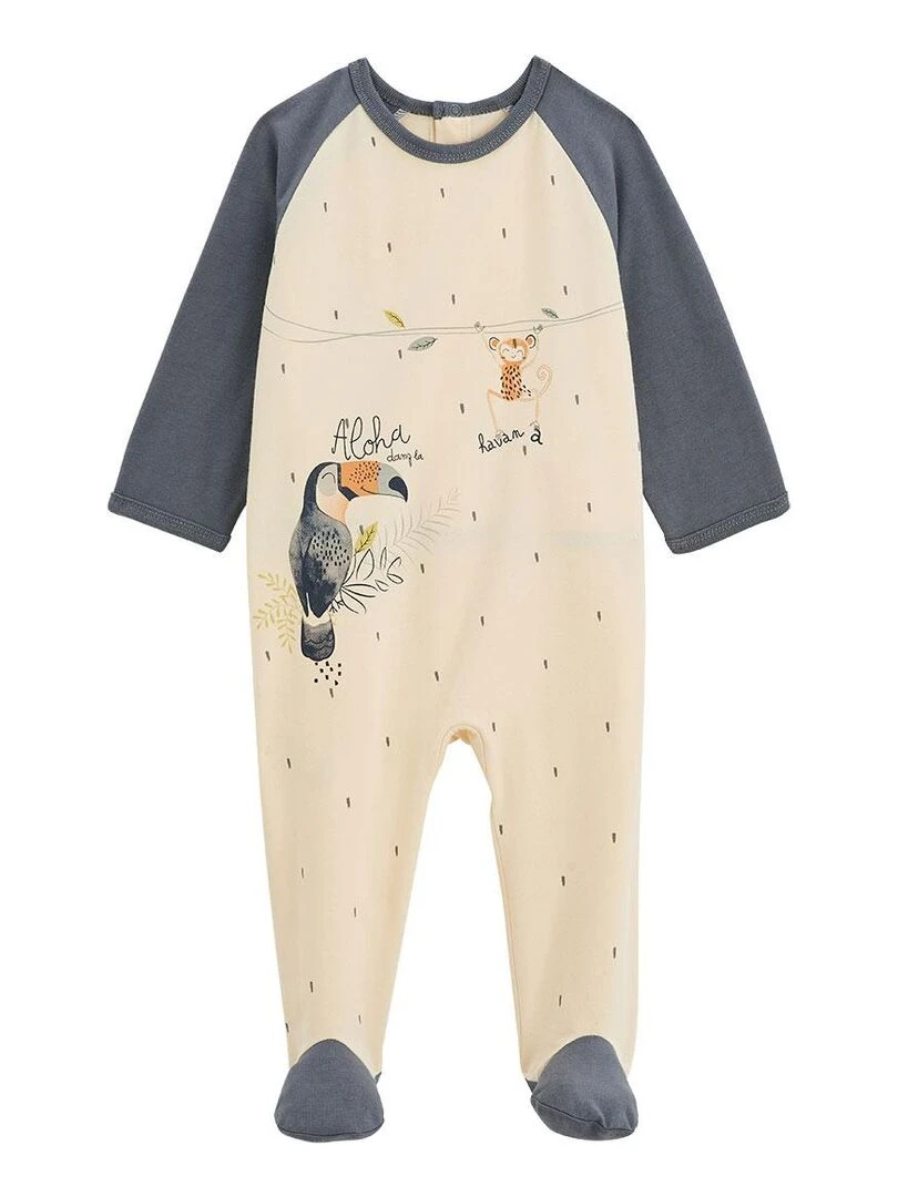 Pyjama bébé Aloha Havana Ecru
