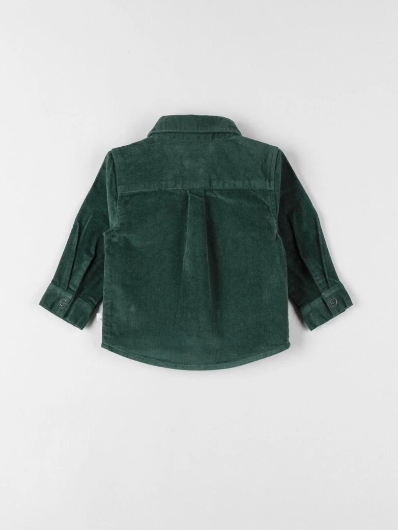 Chemise en velours côtelé forêt Noukie's Vert