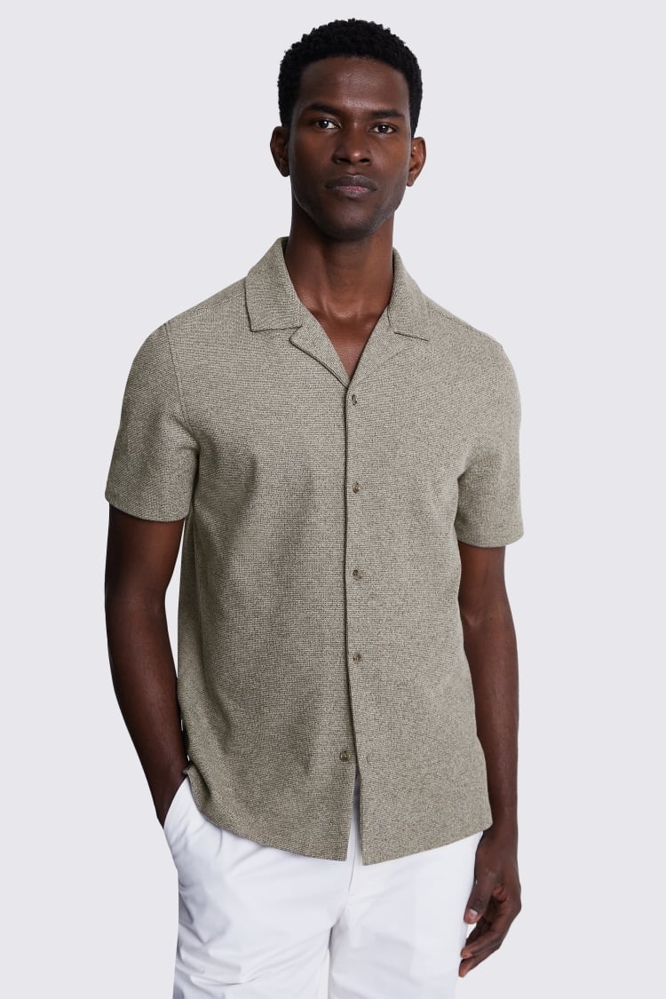 Sky Short Sleeve Washed Oxford Shirt   Buy Online at Moss