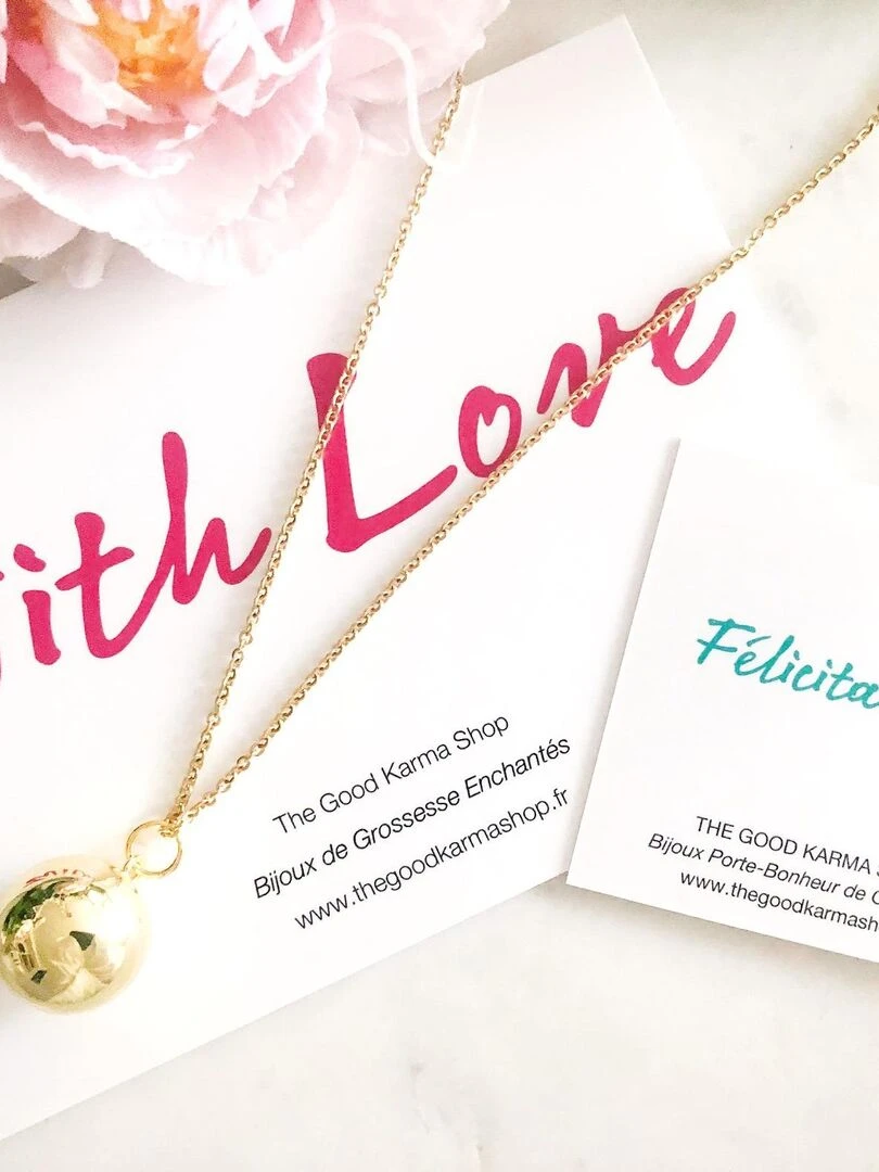 Bola de Grossesse Or Jaune 18K   Doré/or