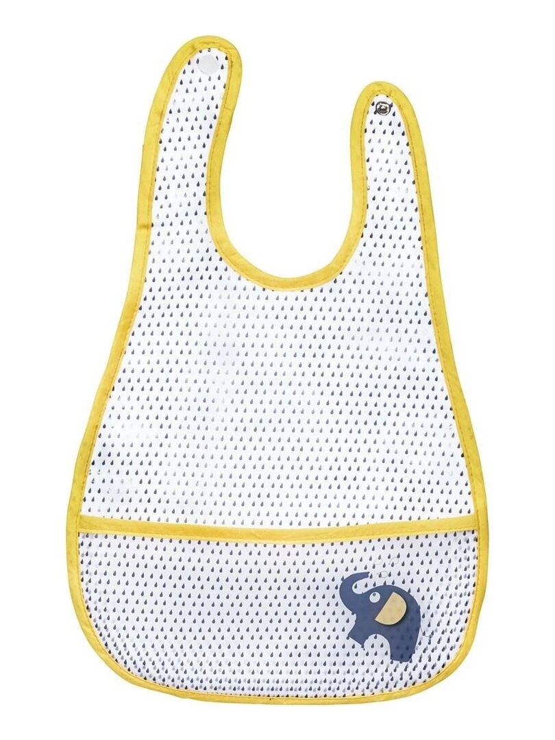 Bavoir avec récupérateur SAUTHON Jaune