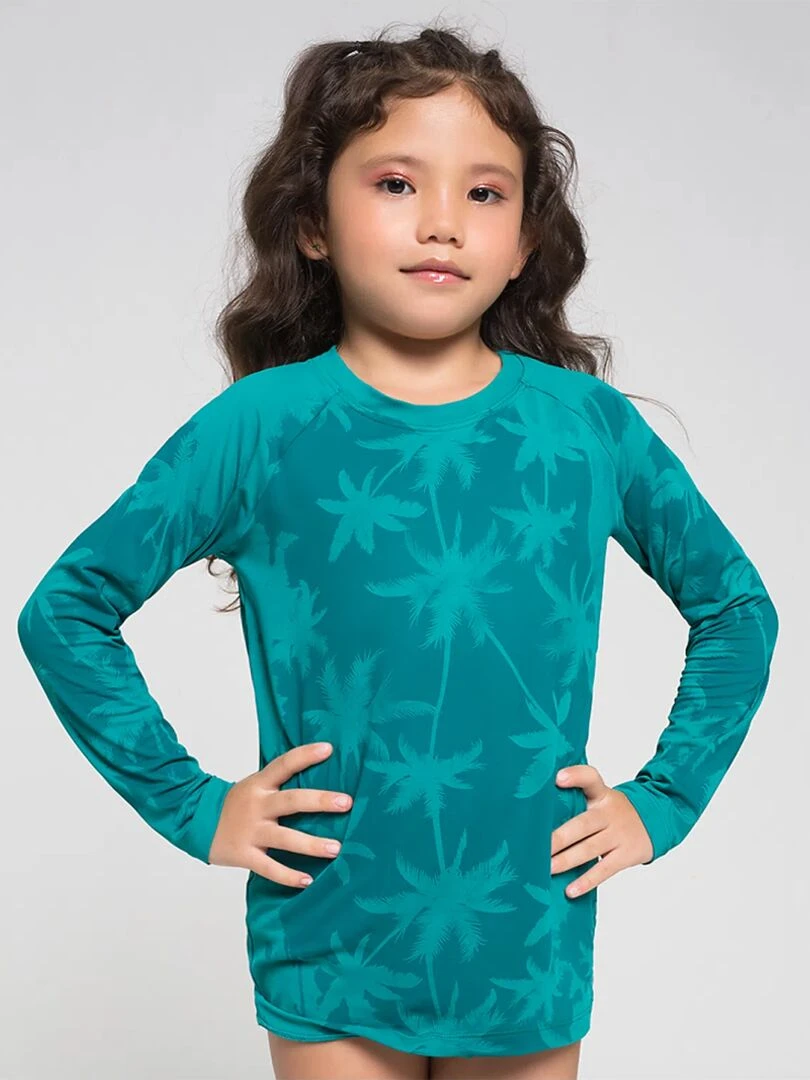 Rash Guard Movimentando se UPF 50+ UV Line Vert
