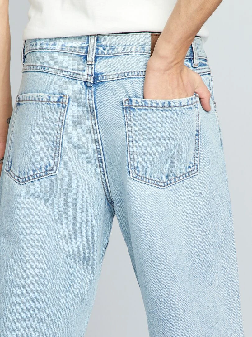 Jean wide leg   stone