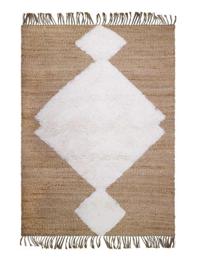 Tapis Jute Elton par Nattiot Nattiot Beige coquille
