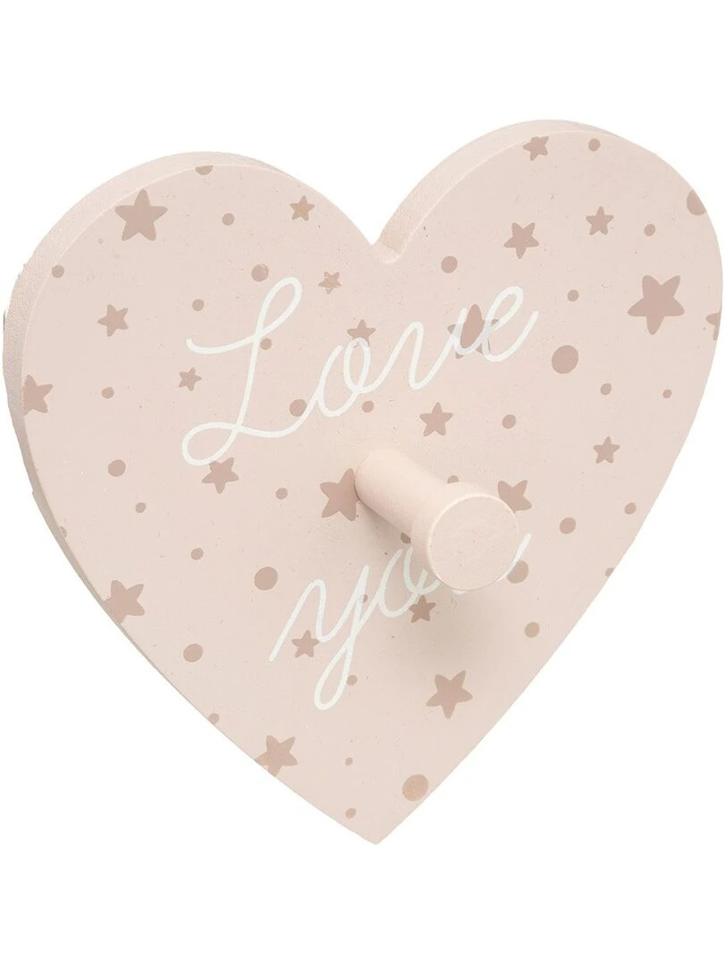 Lot de 3 patères princesse   Rose