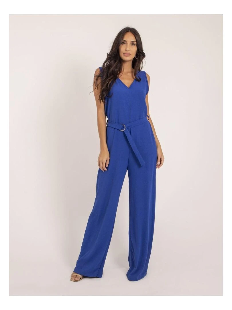 Combi pantalon et ceinture ELEA Bleu roi