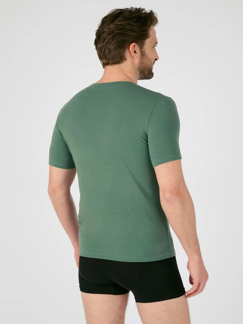 T shirt manches courtes thermorégulant Evolutyl   Damart   Vert