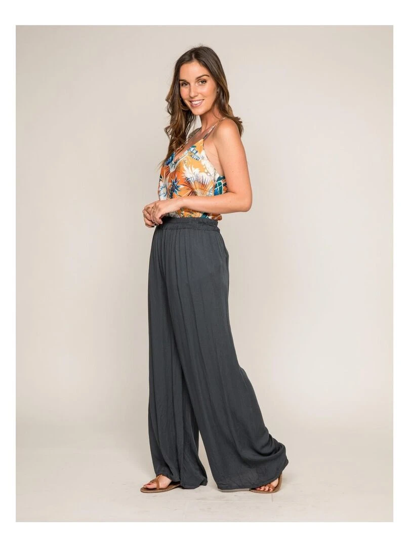 Pantalon fluide ELIA   Bleu marine