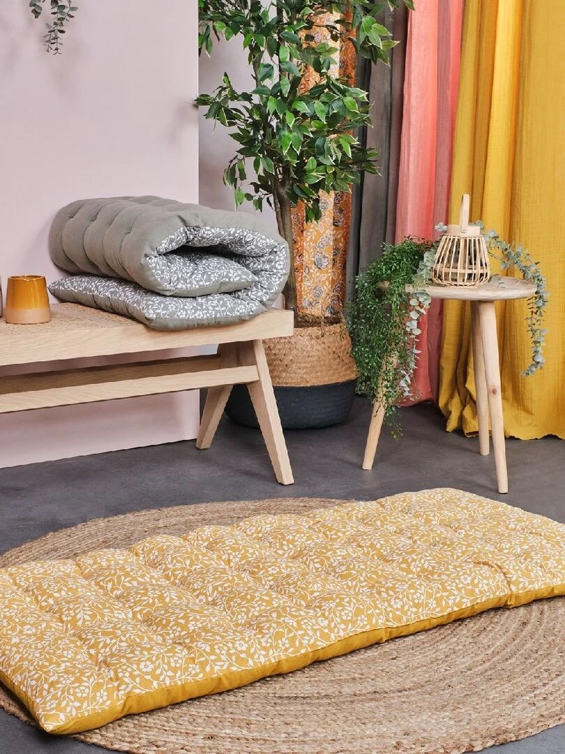 Matelas de sol 'INDIAN FLOWERS' 'TODAY' Jaune