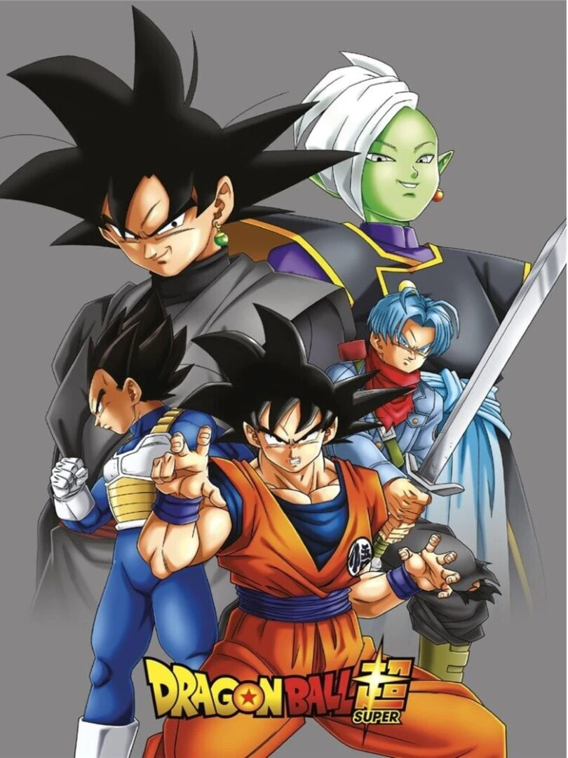 Plaid Polaire Enfant Goku Gris Gris