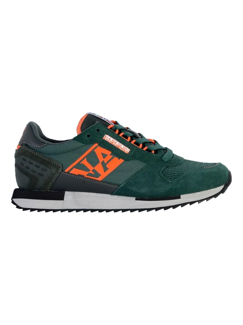 Chaussure à lacet Napapijri Man Suede Vert