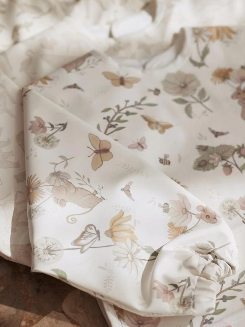 Bavoir à manches imperméable Dreamy Mouse Blanc
