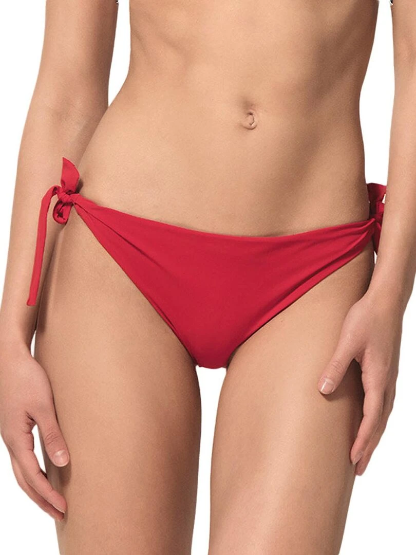 Bas maillot de bain à nouettes Blue Sense rouge Rouge
