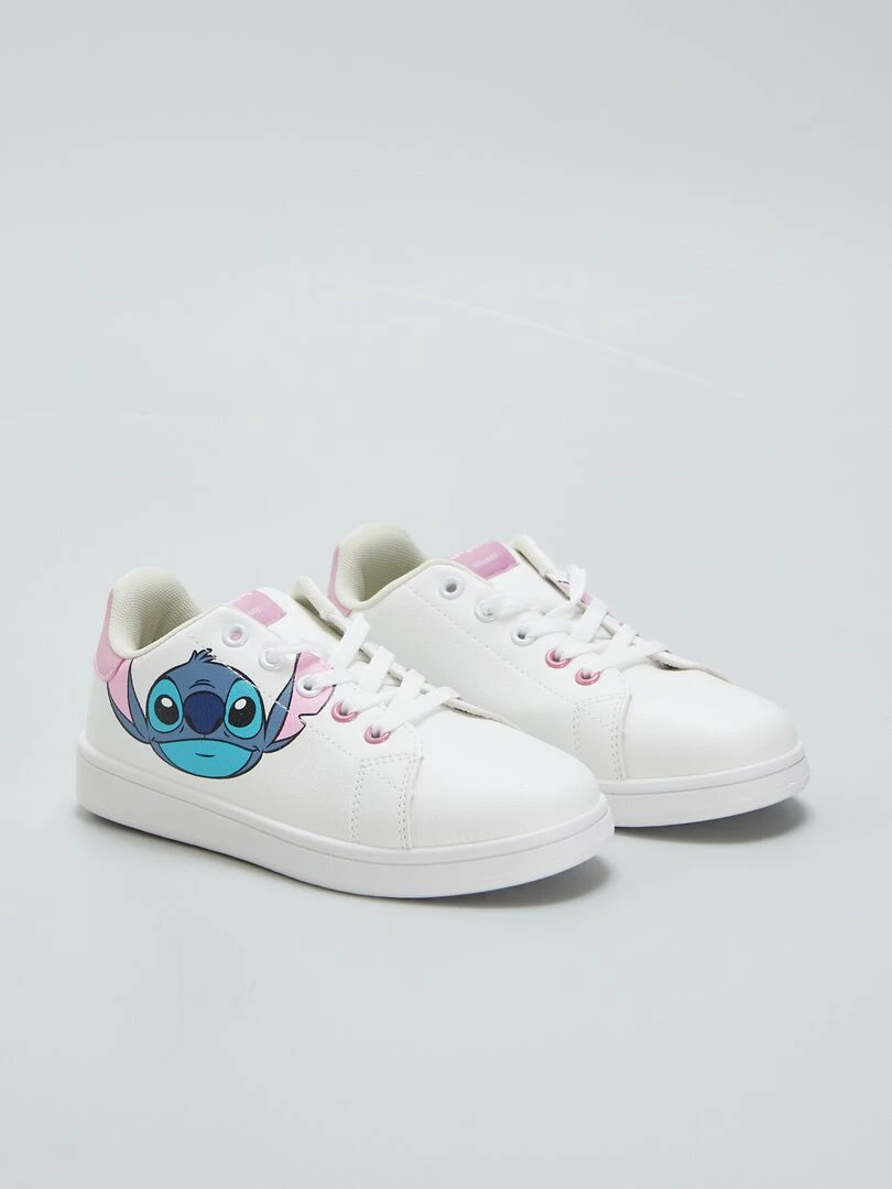 Baskets basses 'Stitch' blanc