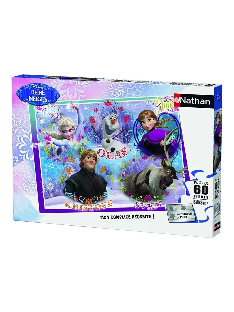 Puzzle 60 pièces : La Reine des Neiges (Frozen) : Bienvenue au Royaume d'Arendelle N/A