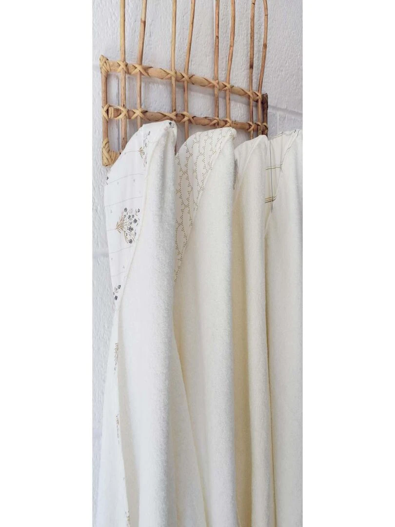 Cape de bain 100x100 Coloris Multicouleur Collection Madeleine Beige