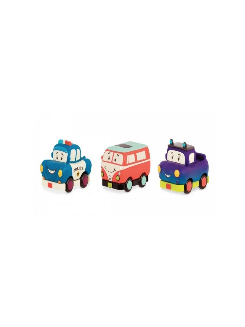 Set De 3 Vehicules Van Orange   N/A