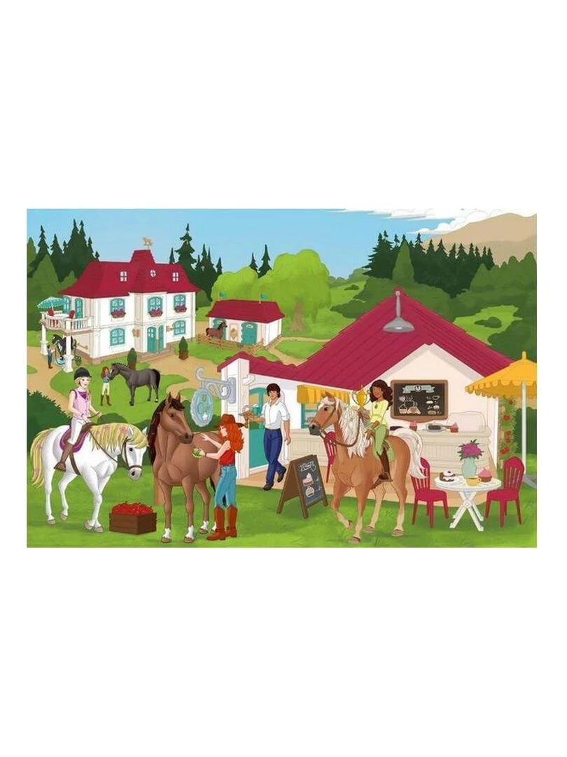 Puzzle 100 pièces avec figurine : Horse Club N/A