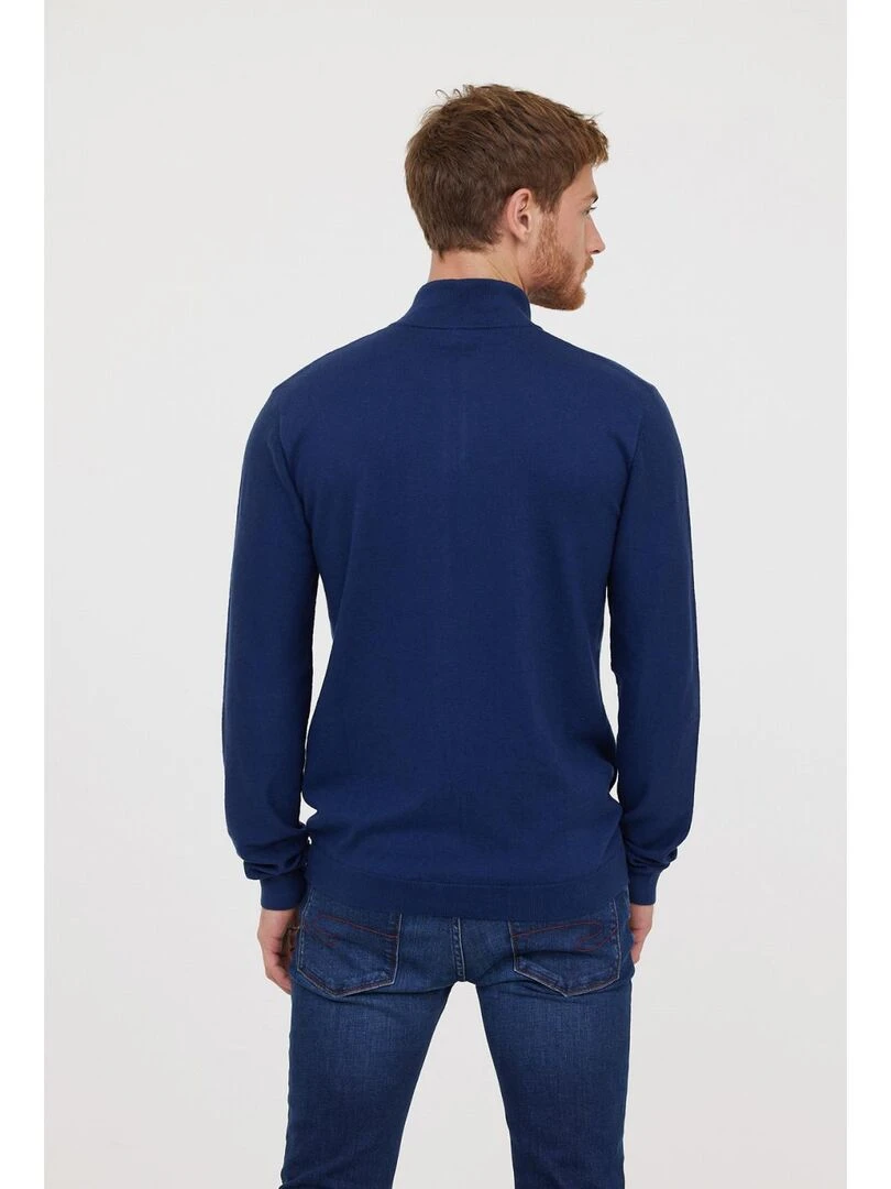 Lee Cooper   Gilet manches longues coton regular CELIUS   Bleu marine