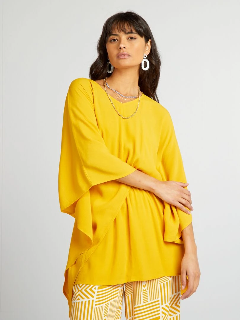 Blouse bohème   Jaune