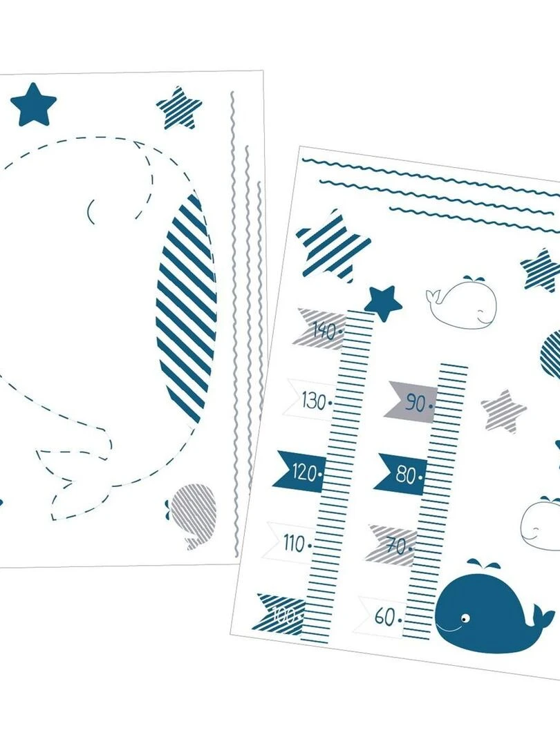 Stickers muraux 70x50cm en Adhésif blanc SAUTHON Blanc