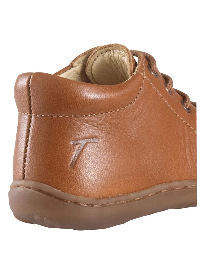 Chaussures premiers pas cuir Primmy cognac Marron