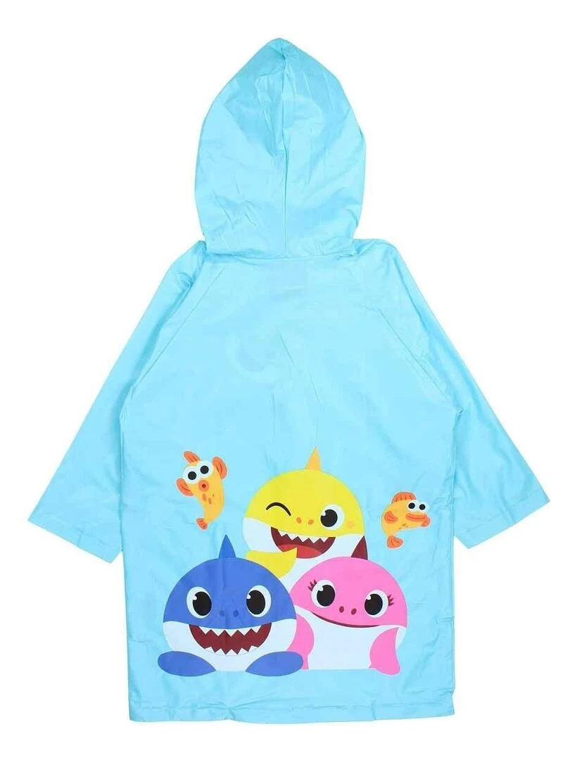 Disney Impermeable fille imprimé Baby Shark Bleu