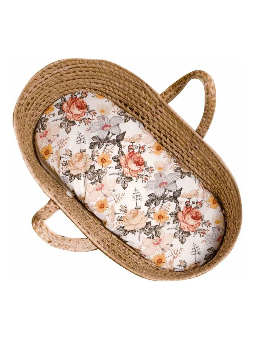 Drap housse couffin ovale Néo Vintage Multicolore
