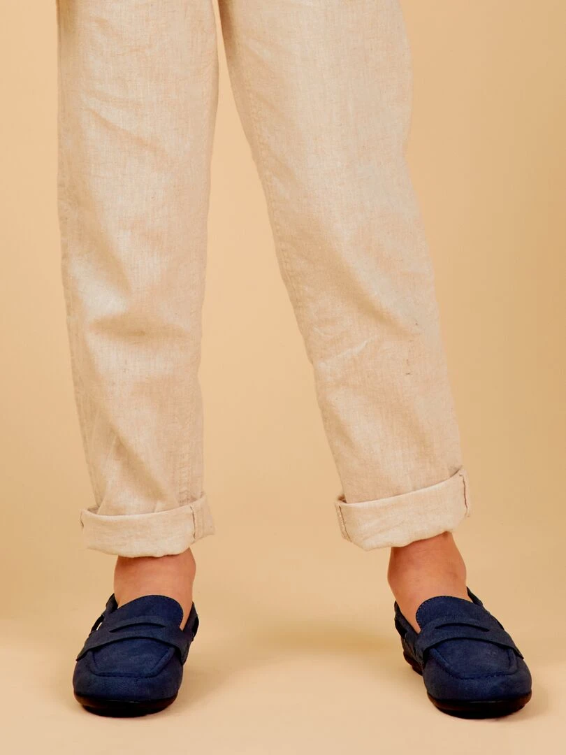 Mocassins façon bateau Bleu