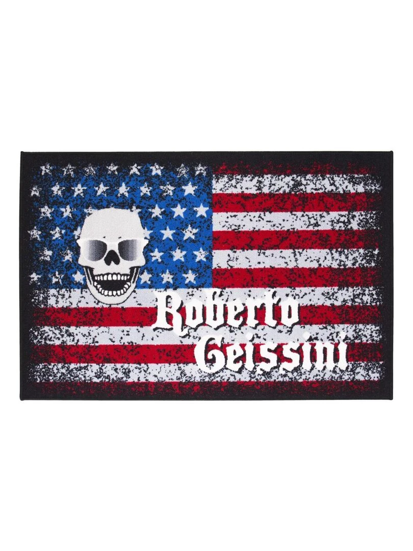 Tapis enfant fait main US SKULL 1 Multicolore 100x150 Multicolore