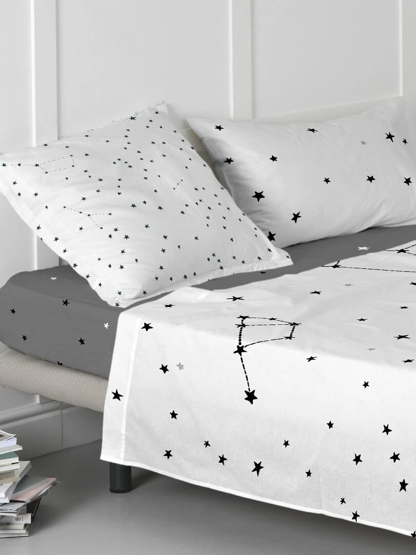 Drap housse Constellation "Happyfriday" Multicolore