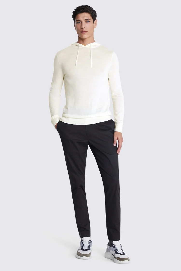 White Merino Mock-Neck Jumper   Buy Online at Moss