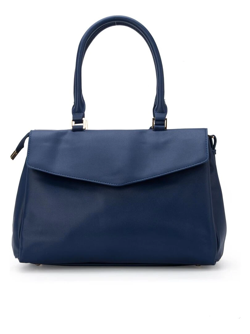 INFINITIF   SAC A MAIN BLEUET   Bleu foncé