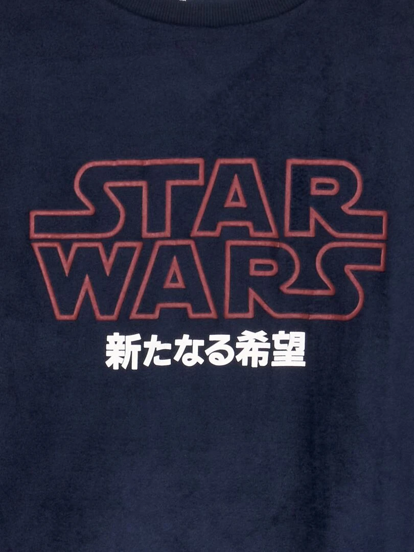 Pyjama long 'Star Wars' polaire Bleu